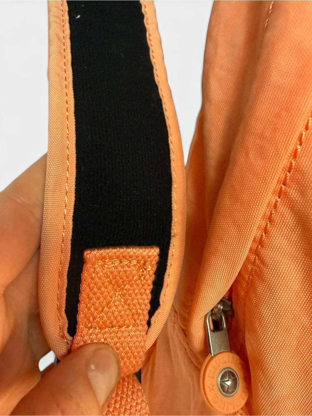 Kipling Challenger II Peach Coral Nylon Backpack Lightweight Travel School